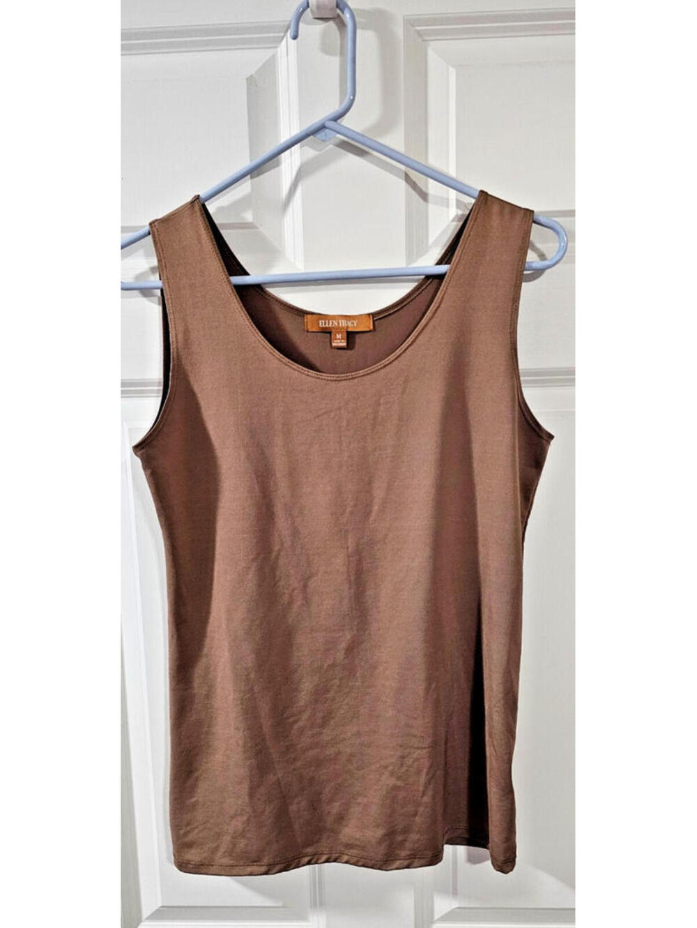 Ellen Tracy Womens Tank Top Shirt Adult Size Medium Top Sleeveless Comfort